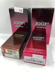 QUANTITY OF  ITEMS TO INCLUDE JOOP! HOMME - EAU DE PARFUM FOR MEN - WOODY WITH NOTES OF MANDARIN, FRESH HAZELNUT, CARDAMOM, TONKA BEAN ACCORD - HIGH LONGEVITY - 75ML: LOCATION - A RACK