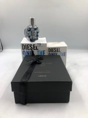 QUANTITY OF  ITEMS TO INCLUDE DIESEL ONLY THE BRAVE, EAU DE TOILETTE AFTERSHAVE, PERFUME FOR MEN, THE ORIGINAL FRESH FRAGRANCE, 125ML: LOCATION - A RACK