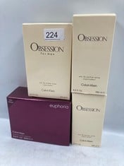 QUANTITY OF  ITEMS TO INCLUDE CALVIN KLEIN OBSESSION FOR MEN EDT 125ML: LOCATION - A RACK