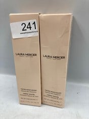 2 X LAURA MERCIER TINTED MOISTURIZER NATURAL SKIN PROTECTOR TINTED FACE CREAM 2N1 NUDE 50ML.: LOCATION - A RACK