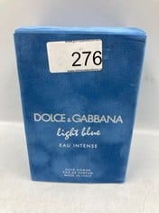 DOLCE & GABBANA LIGHT BLUE EAU INTENSE : LOCATION - A RACK