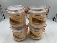 4 X SANCTUARY SPA DEAD SEA SALT SCRUB WITH COCONUT OIL, NO MINERAL OIL, CRUELTY  AND VEGAN, 650 G.: LOCATION - A RACK