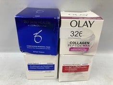 QUANTITY OF  ITEMS TO INCLUDE OLAY COLLAGEN PEPTIDE MAX FACE MOISTURISER DAY CREAM, SKINCARE NIACINAMIDE 99% PURITY & +50% GLYCERIN ANTI AGING MENOPAUSAL SKIN CARE: STRENGTHENS, RESTORES, HYDRATES, 5