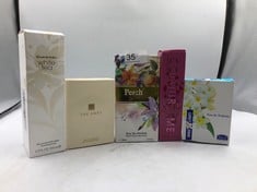 QUANTITY OF  ITEMS TO INCLUDE COLOUR ME FLOWERS PERFUME FOR WOMEN. 50ML EAU DE PARFUMS. LUXURY FRAGRANCE - LADIES PERFUME, LONG LASTING WOMEN'S PERFUMES BY MILTON-LLOYD: LOCATION - A RACK