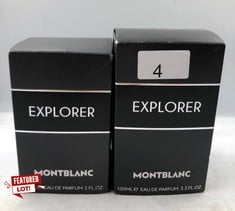 MONTBLANC EXPLORER EAU DE PARFUM, 60 ML + MONTBLANC EXPLORER EAU DE PARFUM, WOOD, 100 ML, PACK OF 1: LOCATION - A RACK