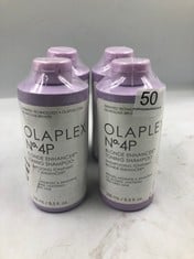 X4 OLAPLEX NO. 4P BLONDE ENHANCER TONING SHAMPOO: LOCATION - A RACK