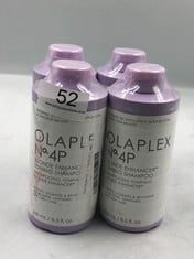 X4 OLAPLEX NO. 4P BLONDE ENHANCER TONING SHAMPOO: LOCATION - A RACK