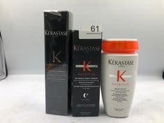 QUANTITY OF  ITEMS TO INCLUDE KÉRASTASE NUTRITIVE NOURISHING HAIR SERUM WITH NIACINAMIDE, OVERNIGHT LEAVE-IN TREATMENT FOR DRY HAIR, LIGHTWEIGHT AND NON-GREASY, 8H MAGIC NIGHT SERUM, 90 ML: LOCATION