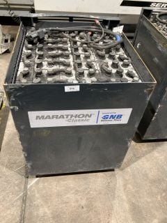 MARATHON CLASSIC FORKLIFT BATTERY MODEL 04 EPZS0620SC