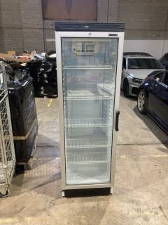 TELLFORD FIVE SHELF GLASS DOOR FRIDGE MODEL FS1380 RIGHT HINGED