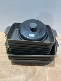 QTY OF ASSORTED CROCKPOT AND BAKING DISH SETS