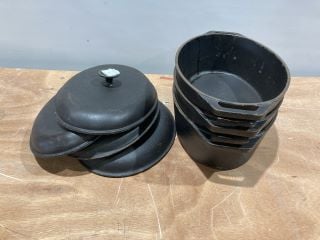 QTY OF ASSORTED CROCK COOKING POTS