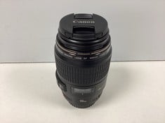 CANON MACRO LENS EF 100MM 1:2:8 USM ULTRASONIC 58MM DIAMETER LENS FOR REFLEX CAMERA (ORIGINAL RRP - €529,99) IN BLACK (WITH LENS CAPS) [JPTZ8130]