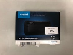 CRUCIAL 1 TB SSD LAPTOP HARD DRIVE (ORIGINAL RRP - €151.46) IN BLACK (BOX AND USB-C CABLE) [JPTZ8197]