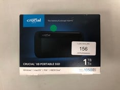 CRUCIAL 1 TB SSD LAPTOP HARD DRIVE (ORIGINAL RRP - €151.46) IN BLACK (BOX AND USB-C CABLE) [JPTZ8199]