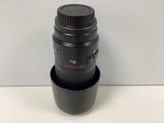 CANON MACRO LENS EF 180MM 1:3:5L 72MM DIAMETER ULTRASONIC SLR CAMERA LENS (ORIGINAL RRP - €1167,35) IN BLACK. (WITH LENS COVER CAPS + LENS HOOD CANON EF-78II, SOME NOISE FROM LOOSE PARTS CAN BE HEARD