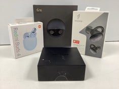 4 X SET OF HEADPHONES INCLUDING REDMI BUDS 4 (ORIGINAL RRP - €183,13) IN VARIOUS. (AUKEY EP-T10 + ENACFIRE E18 PLUS + 1MORE) [JPTZ8183]