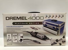 DREMEL 8240 CORDLESS MULTI TOOL WITH 12V 24H LITHIUM BATTERY, KIT OF 5 ACCESSORIES AND 65 ACCESSORIES, VARIABLE SPEED 5000-35 000 RPM AND QUICK CHARGE WITH PLATINUM CASE (RRP 250€) - LOCATION 51B.