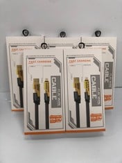 5 X USB A TO LIGHTNING/TYPE-C S TO LIGHYNING/TYPE-C FLAT CABLES