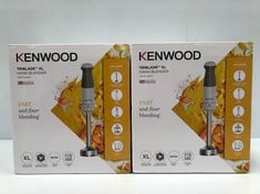 2 X KENWOOD HAND MIXER MODEL TRIBLADE XL - LOCATION 24C.