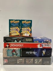 7 X VARIETY OF BOARD GAMES INCLUDING MONOPOLY - LOCATION 4C.