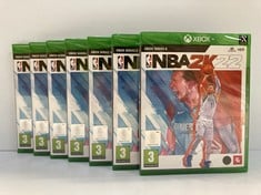 7 X XBOX NBA2K22 PEGI3 VIDEO GAME (SEALED) - LOCATION 46A.