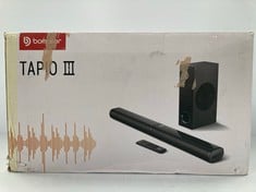 BOMAKER SOUNDBAR MODEL TAPIO III (RRP 107.99€)- LOCATION 13A.