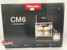 COFFEE MACHINE MIELE MODEL CM 6160 WHITE COLOUR (RRP 1100€) - LOCATION 1A.