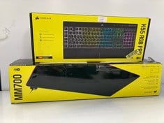 2 X CORSAIR ITEMS VARIOUS MODELS INCLUDING KEYBOARD K55 RGB PRO-LOCATION 2A.