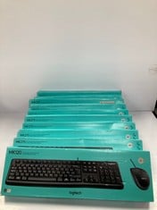 10 X LOGITECH KEYBOARDS VARIOUS MODELS INCLUDING MK270(MAY BE MISSING PARTS)-LOCATION 2A.