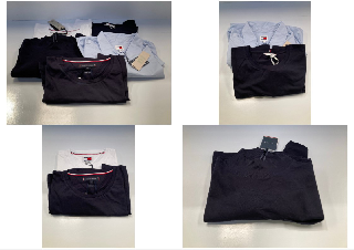 5 X TOMMY GARMENTS VARIOUS MODELS AND SIZES INCLUDING NAVY BLUE T-SHIRT SIZE XXL - LOCATION 35A.