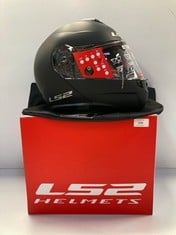 FULL FACE MOTORBIKE HELMET BRAND L52 MATT BLACK COLOUR SIZE XL (RRP 105€) - LOCATION 35A.