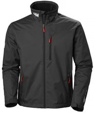 HELLY HANSEN CREW MIDLAYER, MEN'S JACKET, BLACK, SIZE L - LOCATION 5B.