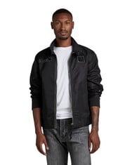 G-STAR RAW MEN'S THIN JACKET, BLACK, SIZE S - LOCATION 25B.