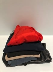 7 X JACKETS PIECES VARIOUS SIZES AND OAKWOOD JACKET SIZE S - LOCATION 37B.