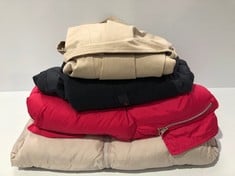 4 X JACKETS VARIOUS BRANDS AND SIZES INCLUDING YAS MACKINTOSH SIZE L - LOCATION 45B.