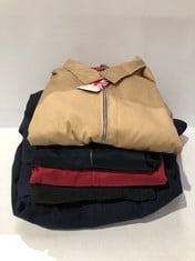 5 X JACKETS VARIOUS BRANDS AND SIZES MERC LONDON SIZE M - LOCATION 45B.