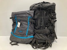 2 X MOUNTAIN BACKPACKS INCLUDING A BLACK NONBAK BACKPACK - LOCATION 34B.