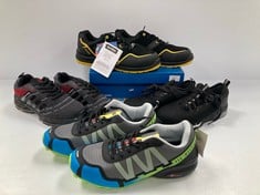 4 X TRAINERS VARIOUS MODELS AND SIZES INCLUDING KEEP RUNNING SIZE 43-LOCATION 30B.