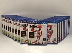 20 X PS4 GAME NBA 2K21 (SEALED, TOTAL RRP 216,66€) - LOCATION 35B.