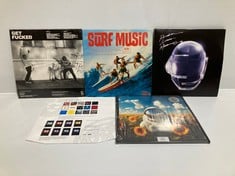 5 X VINYL VARIOUS ARTISTS INCLUDING SURF MUSIC - LOCATION 51B.