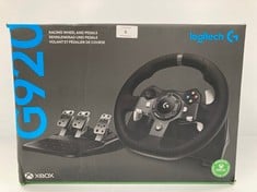 LOGITECH STEERING WHEEL AND PEDALS MODEL G920 FOR XBOX (RRP 265€) - LOCATION 5A.