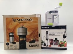 3 X KITCHEN ITEMS INCLUDING NESPRESSO VERTUO NEXT COFFEE MACHINE (WITHOUT CAPSULES) - LOCATION 48B.