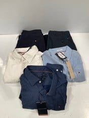 5 X TOMMY HILFIGER BRAND GARMENTS VARIOUS SIZES AND MODELS INCLUDING WHITE SHIRT SIZE XL-LOCATION 21C.