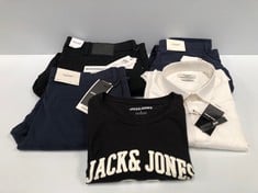 5 X JACK JONES CLOTHING VARIOUS STYLES AND SIZES INCLUDING SHIRT SIZE XL - LOCATION 29C.