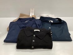 5 X JACK&JONES GARMENTS VARIOUS MODELS AND SIZES INCLUDING NAVY BLUE SHIRT SIZE 4XL - LOCATION 37C.