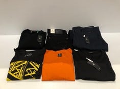 6 X G-STAR RAW GARMENTS VARIOUS STYLES AND SIZES INCLUDING JERSEY SIZE L - LOCATION 49C.