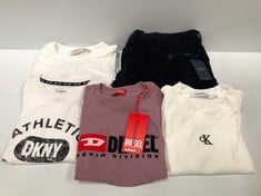 5 X BRANDED GARMENTS VARIOUS MODELS AND SIZES INCLUDING DIESEL T-SHIRT SIZE XS - LOCATION 46C.