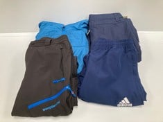 4 X SPORTSWEAR VARIOUS BRANDS AND SIZES INCLUDING BLUE ADIDAS TROUSERS SIZE S - LOCATION 38C.