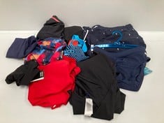 ASSORTMENT OF SWIMMING COSTUMES VARIOUS BRANDS AND MODELS INCLUDING SPEEDO SWIMMING COSTUME SIZE 42 BLUE - LOCATION 34C.